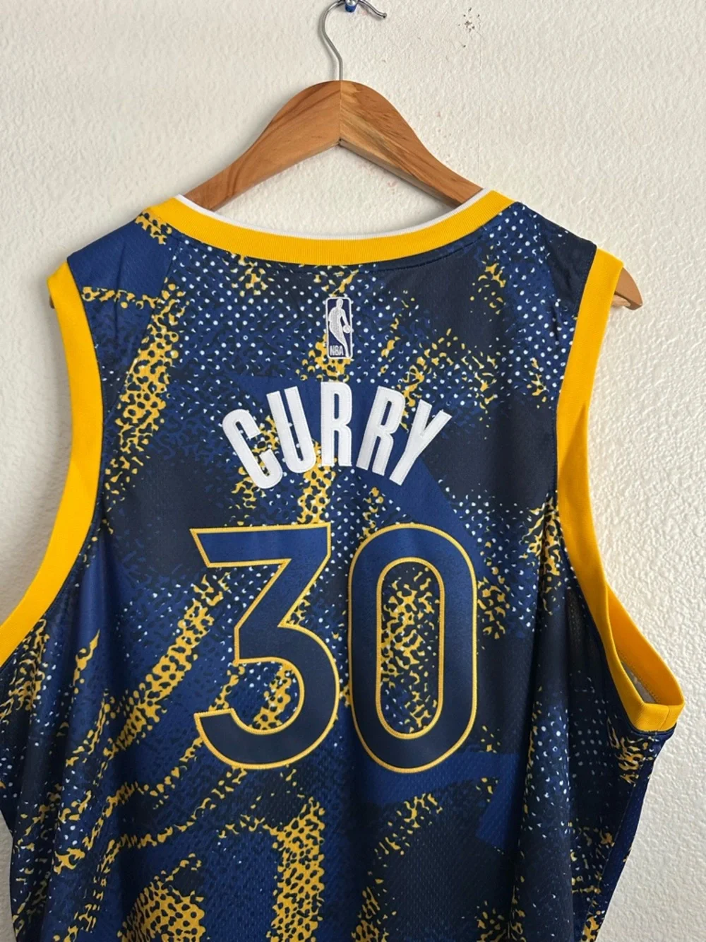 Golden State Warriors Nike Steph Curry NBA Jersey Select Series Men Size 56 2XL